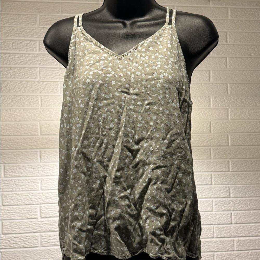 SO Silver Gray Sleeveless Camisole Relaxed Fit‎